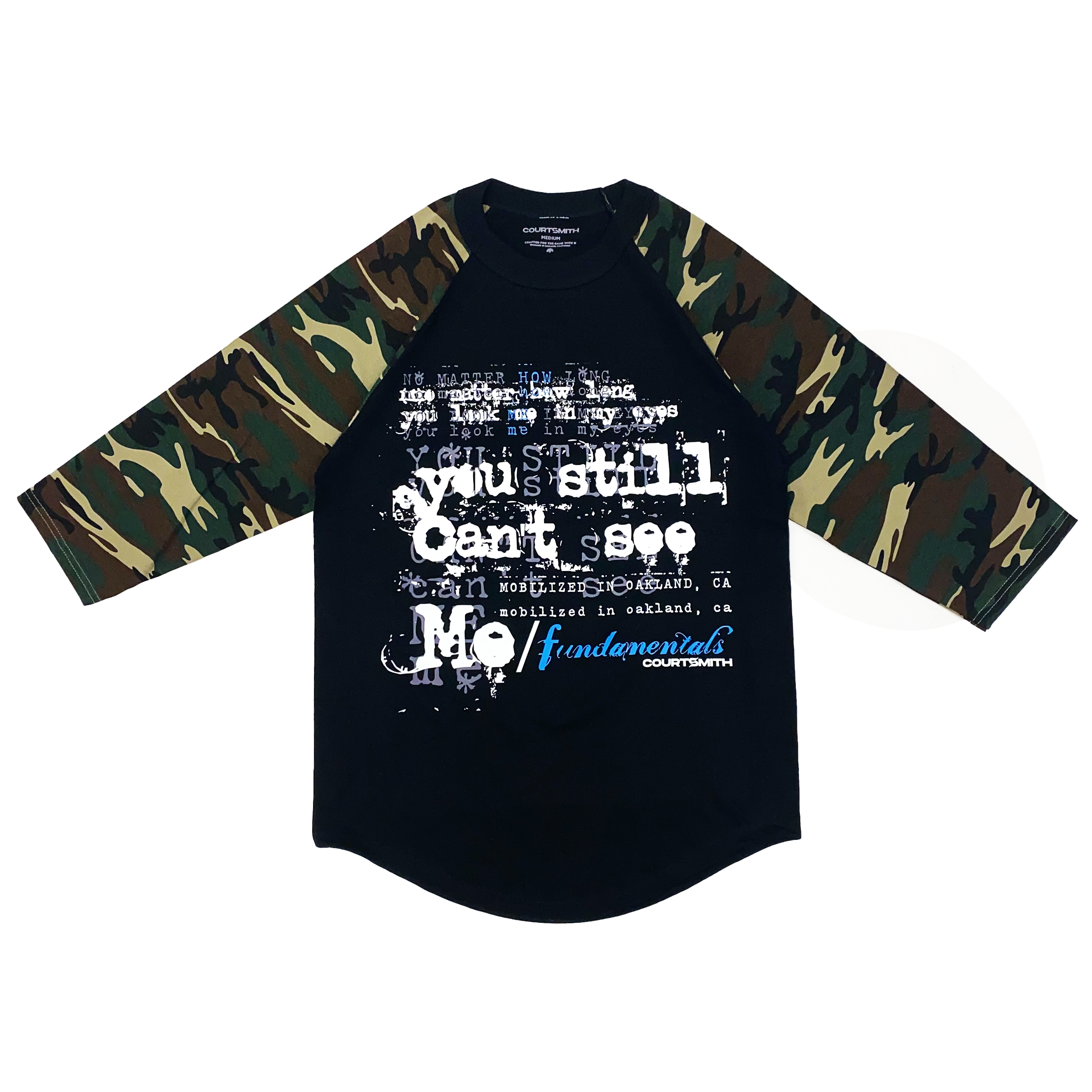 Camo Raglan - Black